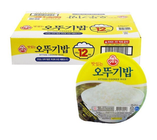 [기획] 맛있는 오뚜기밥 대용량 특가_12입